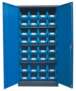 Blue – Linbin ® Storage Bin Cabinet Kit 2