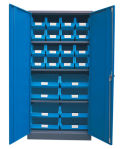 Blue – Linbin ® Storage Bin Cabinet Kit 4