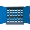 Blue – Linbin ® Storage Bin Half Size Cabinet Kit 1