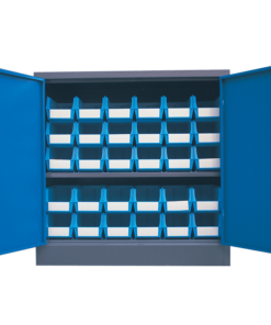 Blue – Linbin ® Storage Bin Half Size Cabinet Kit 1