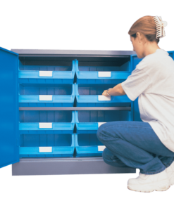 Blue – Linbin ® Storage Bin Half Size Cabinet Kit 4