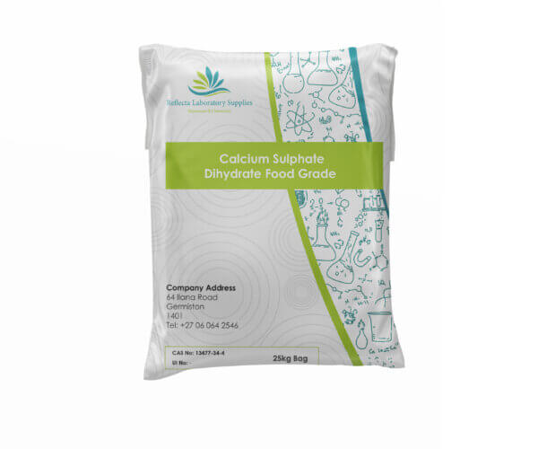 Calcium Sulphate Dihydrate Food Grade – 25kg