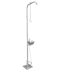 Single Combo Operated Safety Shower