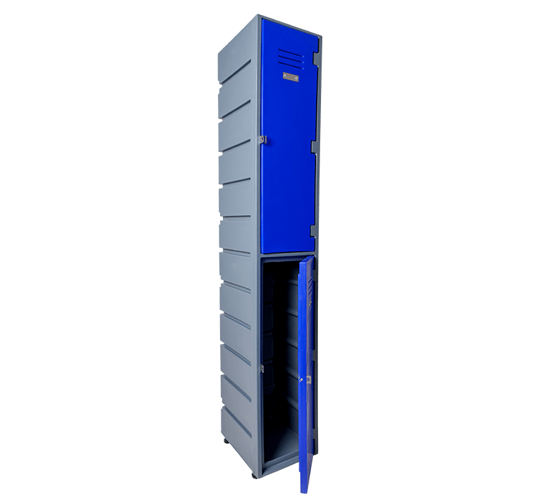 Flat Top Solid Plastic Lockers