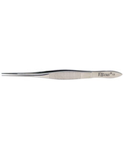 Forceps 200mm, Straight Tip 18/10 steel
