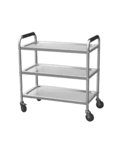 3 Tier Tea/food Trolley Tr 632oe 63b/ss