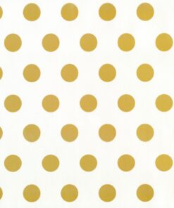 Gold Dot on Pearl (50m x 50cm Roll)