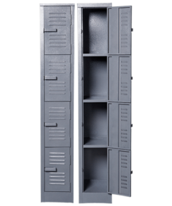 Solid Steel Locker Four Tier