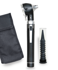 Fibre Optic Pocket Otoscope Black