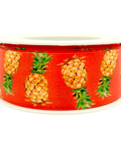 Ribbon – Tropical Flamingo/Pine 38mm x 15m