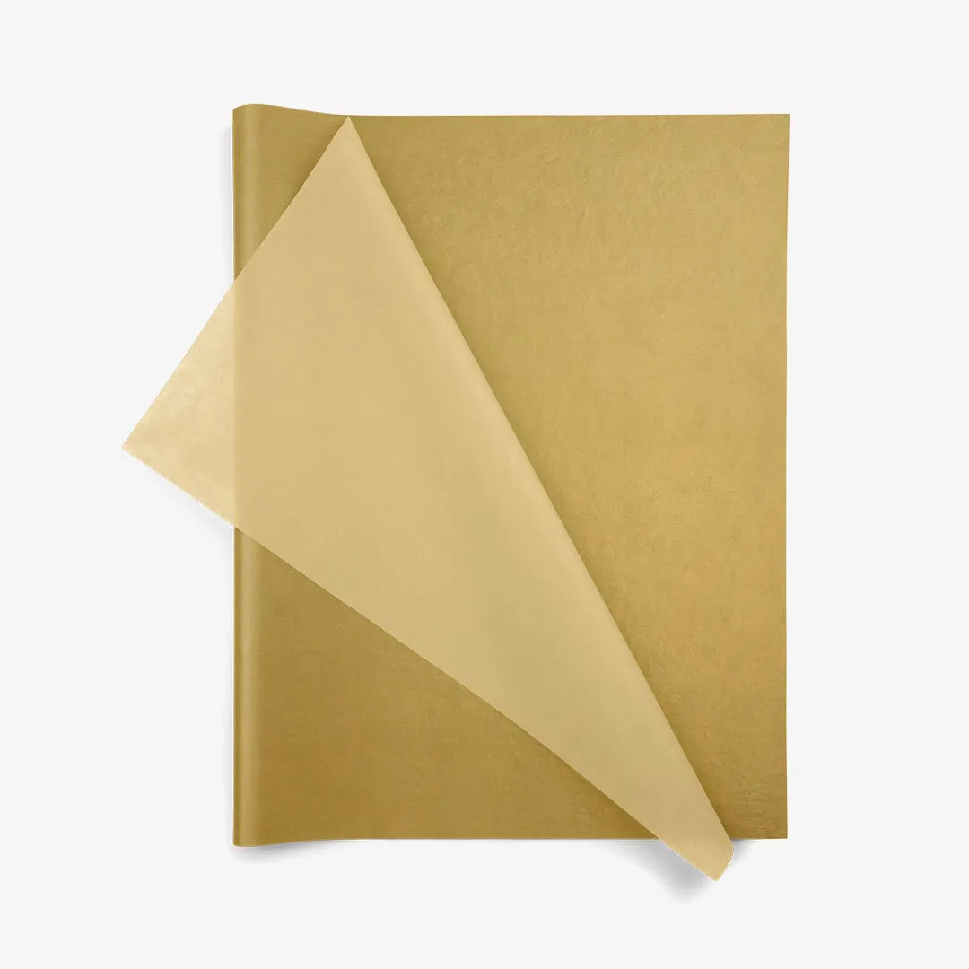 Gold Leaf Wrapping Tissue (25 Sheet Pack)