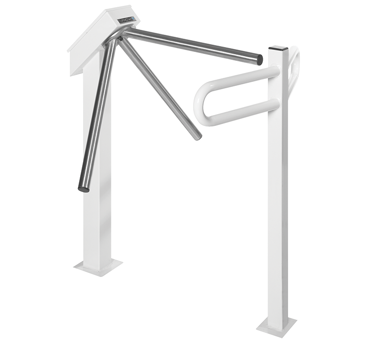 Supermarket Turnstile Powder Coated