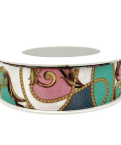 Scarf – “LV” Pink, Blue & Green 25mm x 15