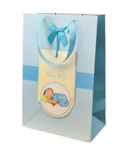 Blue Spot Baby Boy with tag – 220 x 120 x 130mm