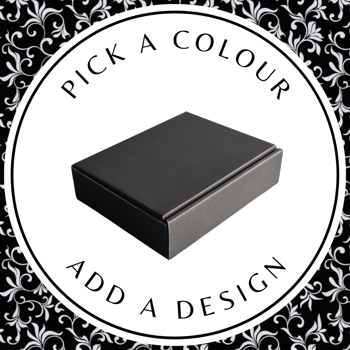 Design Shipper (S) – Black Kraft 200mm x 160mm x 50mm