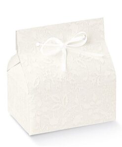 Favour Box – Lace 140 x 90 x 60mm