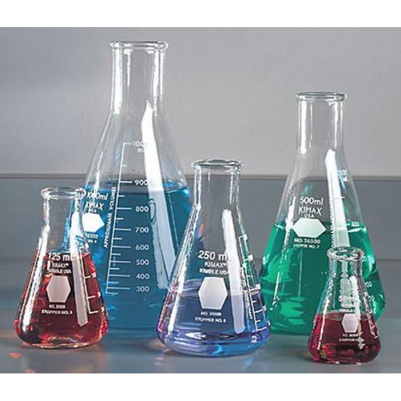 Erlenmeyer Flasks, Narrow Neck, 25 ml