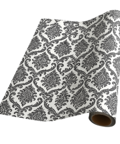 Black & White Damask (5m x 50cm)