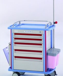 Emergency Trolley 5 Drawers With Related Accessories F5-1-11