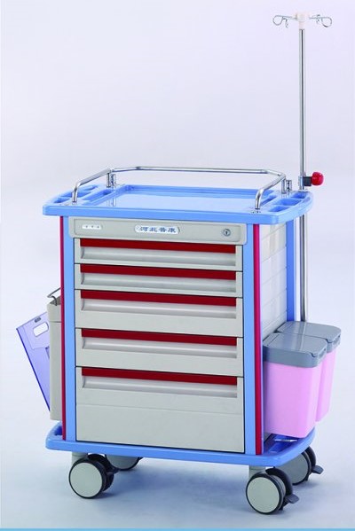 Emergency Trolley 5 Drawers With Related Accessories F5-1-11