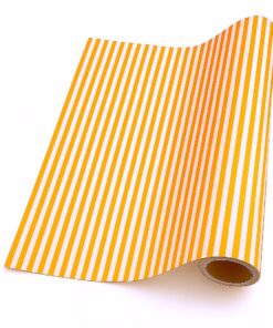 Thin Stripe – Orange & White (5m x 50cm)