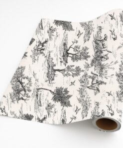 Countryside Toile in Black – Giftwrap (50m x 50cm)