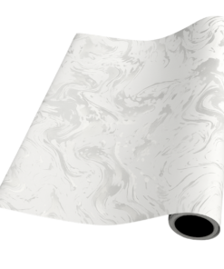 Silver & Grey Marble (50m x 50cm Roll)