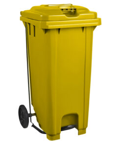 770L Galvanised Steel Commercial Waste Wheelie Bin