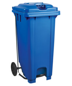 120L Confidential Waste Wheelie Bin with Lock & Paper Slot