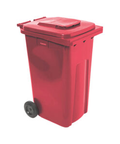 240L Red Wheelie Bin for Specific Recycling