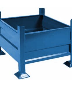 Stillage Bin - Stackable Steel Bin - Solid Side - Blue - 400Kg - SB2212