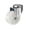 Castor Wheels - Nylon - Bolt Hole - Swivel - White - 50mm - TOOC466