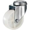 Castor Wheels - Polypropylene - Bolt Hole - Swivel - White - 75mm - TOOC414