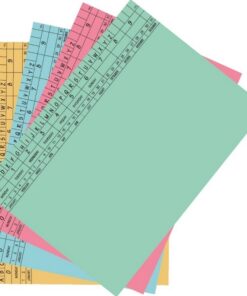 Retrieval Document Files - Middle Weight - 180gsm - A4 - Colour Options - Pack of 250 - FILC200