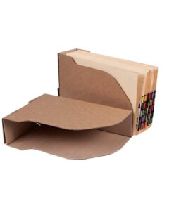 Cardboard Document Containers - Lateral - 36 x 24 x 10 cm - Pack of 25 - BCA301