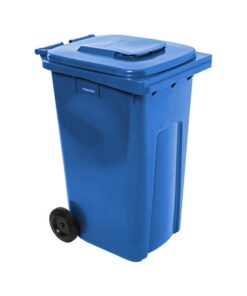 Wheelie Bin - SABS Approved - 240L - Blue - Pack of 12 - Wheelie Bin 240L-blue