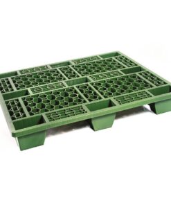 Pallet - Plastic - Nestable - SABS Approved - 1200 x 1000 mm - Green - Pack of 50 - CT6000-green