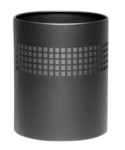 Waste Paper Bin - Square Punch Steel Range - Metal - 24 x 30 cm - Colour Options - 420BL