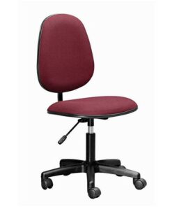 Office Typist Chair - Medium Back - Swivel - 90 x 42 x 50 cm - SE027-burgundy