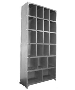 Pigeon Hole Cabinet - 21 Compartment - 221 x 91 x 30 cm - PH005-grey