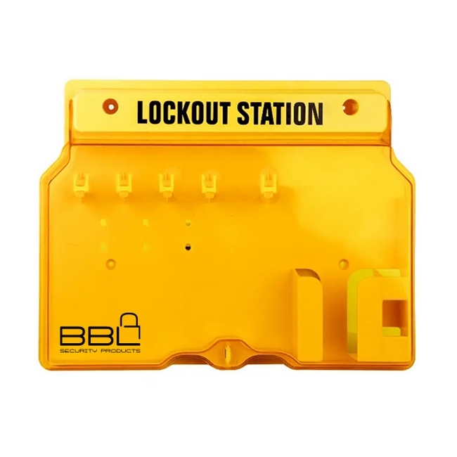 Lockout Station - Holds 10 Locks - 40.6 x 6.5 x 31.5cm