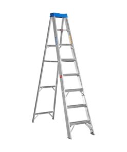 Aluminium Step Ladder - Single Sided - Heavy Duty Industrial - 8-Step - 2.40m