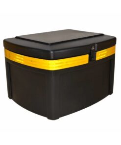Delivery Bike Box - MKIV - Reflective Tape - Plastic - 68 x 53 x 44 cm - Colour Options