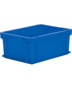 Matlock Euro Container - Polypropylene - 40 x 30 x 17 cm - Food Approved - Stackable - Chemical Resistant - Blue