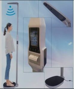 Adult Digital scale with height Ultrasonic body fat analyser BMI scale With a PRINTER MAS-BYH07