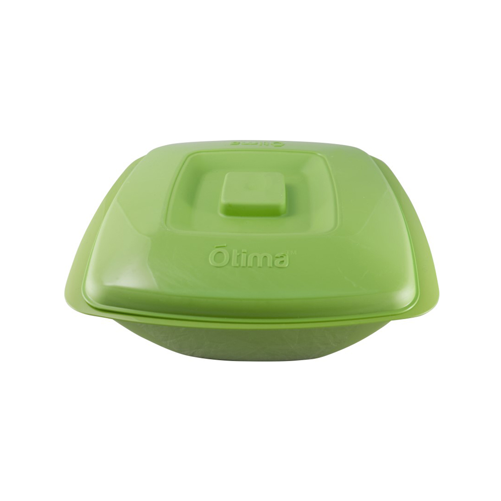 18L Square Bowl Green