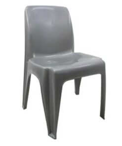 Carlow Plastic Chair- Silver
