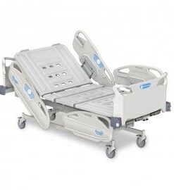 4 Crank ABS Hospital Bed with Mattress and Dripod – 5 Function