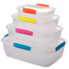 4Pc Foodsaver Set – Assorted Colours