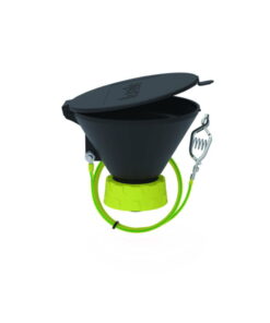 Bohlender b.safe Funnel 130 S 55 – Ø 130 mm, Black, Static‑Dissipative PE‑EX